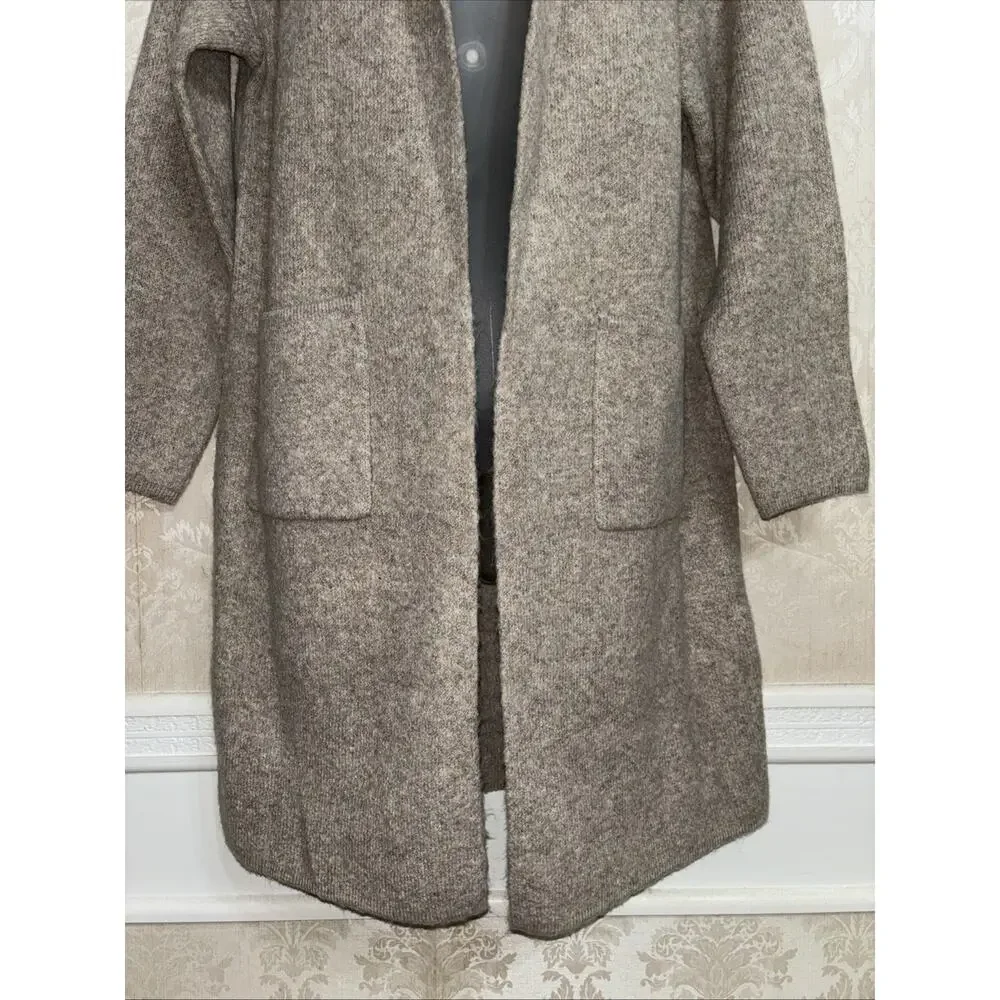 NWT Petal & Pup Wool Blend Skylar Open Front Coatigan Knit Jacket Size S/M - Picture 4 of 9